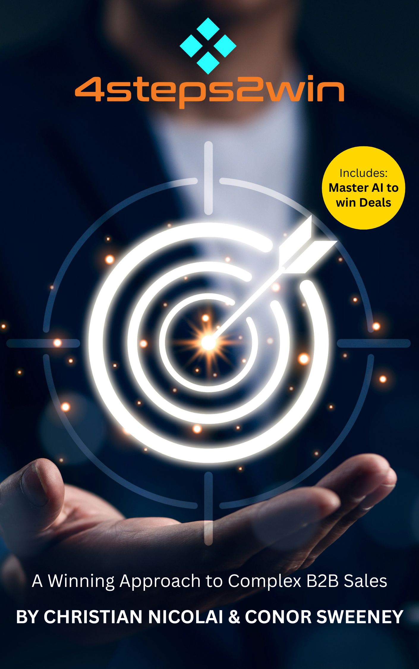 4steps2win book cover - includes Master AI to Win Deals